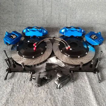 Заводские комплекты тормозов из алюминиевого Сплава GT4 Pot Big Двойной Электрический Суппорт с дисковым ротором 5 стилей для Tesla Model 3