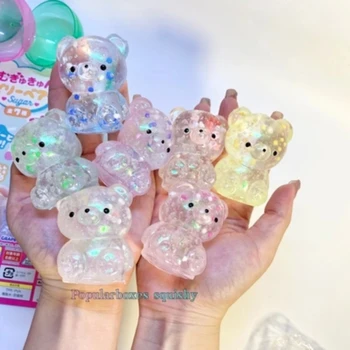 Игрушки-капсулы Yell Мягкий Желейный медведь Аниме Фигурки Милые кавайные модели Gashapon Подарок для Детей