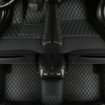 Изготовленные на заказ автомобильные коврики для Audi RS4 2017-2023 годов выпуска из искусственной кожи Детали интерьера Автомобильные аксессуары