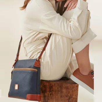 Изысканная женская сумка на одно плечо, минималистичная повседневная мягкая сумка с принтом личи