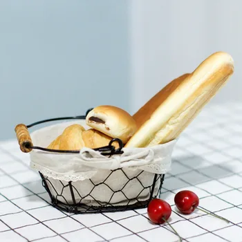 Квадратный/Овальный Маленький Мини-Органайзер в винтажном японском стиле, Корзина для хранения продуктов, Поднос для подачи еды с ручкой