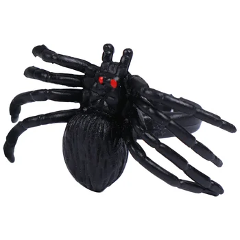 Кольцо с пауком на Хэллоуин, Пластиковая игрушка 