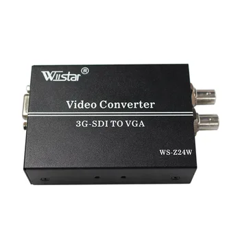 Конвертер Wiistar SDI В VGA BNC HD 3G SDI в VGA 1080P + Аудио Масштабирующий Преобразователь SMPTE 425M 424M 292M DH
