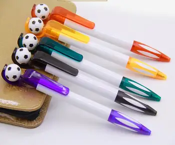 Креативные Канцелярские принадлежности милые Футбольные шариковые ручки оптом 20шт 0,7 мм Бесплатная доставка