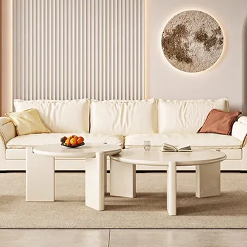 Круглый стол в гостиной, Современный минималистичный чайный столик в скандинавском стиле, передвижной столик для прихожей, Mesa Auxiliar Furniture DWH