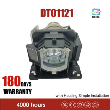 Лампа проектора DT01121 Для Hitachi ImagePro-8112 CP-D31N HCP-Q71 CP-D20 ED-AW100N DT01123 Голая лампа с корпусом