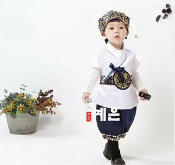 Мальчик Ханбок для ребенка, Новая мода, Корейская традиционная вечеринка по случаю Дня рождения, Корейский национальный детский Долбок, подарок на День рождения