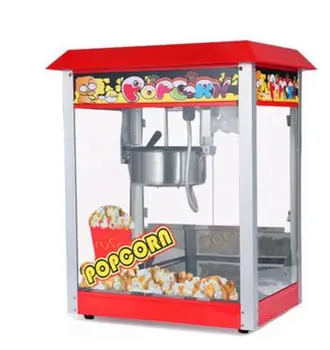 Машина для приготовления попкорна в коммерческом киоске, полноавтоматическая машина для приготовления попкорна с шариковой бабочкой, машина для приготовления попкорна на крыше
