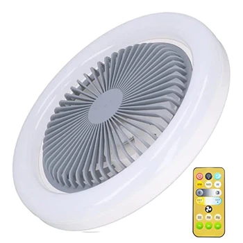 Мини-потолочный вентилятор мощностью 30 Вт С регулируемой яркостью В комплекте Со встроенной лампой E27 Охлаждающий потолочный вентилятор с подсветкой для спальни Гостиной