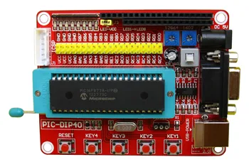 Мини-системная плата разработки PIC, микрочип PIC16F877 PIC16F877A с USB-кабелем