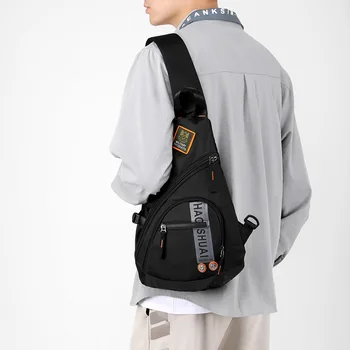Многофункциональная нагрудная сумка для отдыха, водонепроницаемая нейлоновая сумка через плечо, уличный велосипедный рюкзак, мужская сумка большой емкости