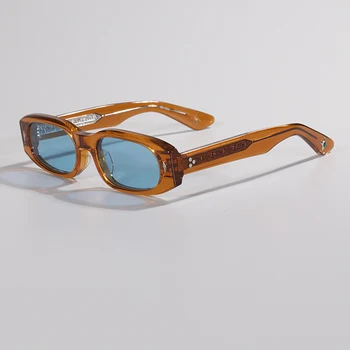Модные женские солнцезащитные очки из ацетата JMM Top прямоугольного сечения, мужские солнцезащитные очки, нишевый стиль, элитный бренд, солнцезащитные очки uv400