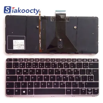 Новая клавиатура для ноутбука HP Elitebook Folio 1020 G1 1030 G1 BR с подсветкой