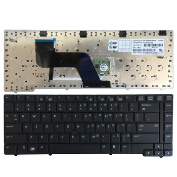 Новая клавиатура для ноутбука на английском/американском языках для HP Elitebook 8440P 8440W 8440 черная с точечной ручкой