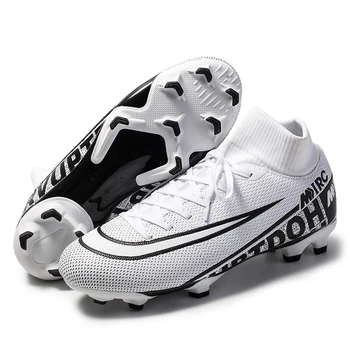 Новая мужская футбольная обувь, удобные футбольные кроссовки, сверхлегкие нескользящие бутсы для тренировок на траве, высококачественная спортивная обувь Унисекс