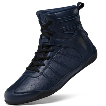 Новые боксерские туфли Мужские Роскошные боксерские кроссовки для мужчин Размера Плюс 36-46, Борцовские туфли, легкие борцовские кроссовки