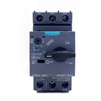 Новый для Siemens 3RV2021-1AA10 1.1-1.6A Установка Направляющей рейки автоматического выключателя 690 В Защитный модуль автоматического выключателя Switche