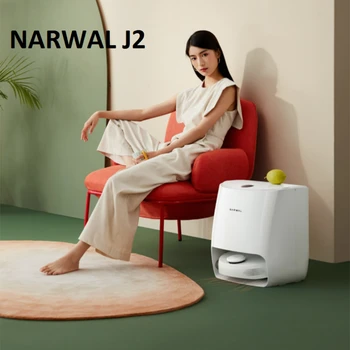 Новый Робот-пылесос NARWAL J2 Для Подметания и уборки полов Моет Швабру Самостоятельно, Автоматически поднимается и Опускается Интеллектуальная Уборочная машина