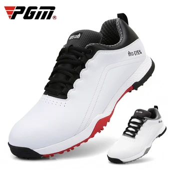 Обувь для гольфа PGM Мужская Водонепроницаемая спортивная обувь Дышащие легкие кроссовки Мужская носимая тренировочная обувь для гольфа Высокого качества
