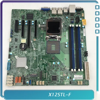 Односторонняя Серверная Материнская плата Для Supermicro X12STL-F LGA1200 C252 PCIE 4.0 M-ATX Идеальный Тест Хорошего Качества