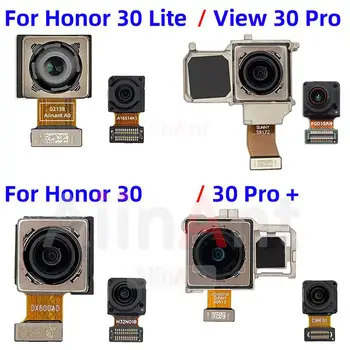 Оригинальная передняя камера Модуль задней основной камеры Гибкий кабель для Huawei Honor 30 Lite Pro Plus View 30 V30 30s Запасная часть