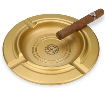 Пепельница для сигар Бытовой поднос для сигарет Аксессуары для пепельницы из матового сплава