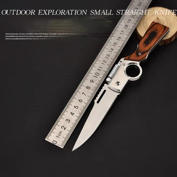 Персонализированный Складной Нож K47, Уличный Нож, Защитная Деревянная Ручка, Складное Лезвие, Специальный Боевой Уличный Нож