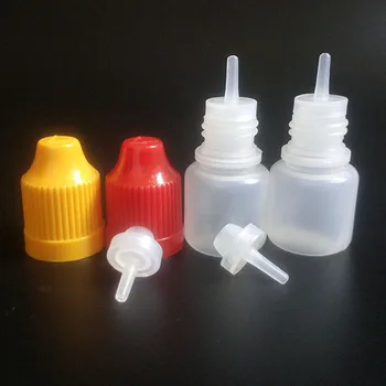 Пластиковая бутылка для жидкости для электронных сигарет объемом 3 мл, полиэтиленовая пустая бутылка для масла-капельницы с защитой от детей Для электронной сигареты eGo 13 цветов 100 шт.