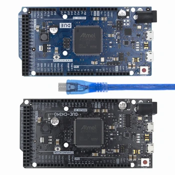 Плата Due R3/DUE R3-CH340 ATMEGA16U2/CH340G ATSAM3X8E ARM Основная плата управления с USB-кабелем для arduino
