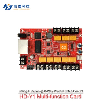 Поддержка полноцветной многофункциональной карты Huidu HD-Y1, Функция синхронизации, 8-Позиционный переключатель питания, управление аудиовыходом, работающий с HD-T901