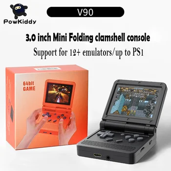 Портативная игровая консоль V90 в стиле Ретро, портативная консоль с IPS диагональю 3,0 дюйма, Классические портативные игры, Портативный мини-плеер для видеоигр