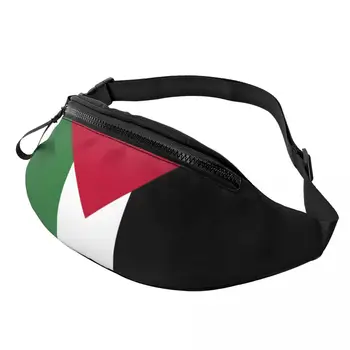 Поясная сумка с Флагом Палестины, Мужская и Женская Крутая Палестинская Патриотическая Поясная сумка через плечо для бега, чехол для телефона, денег