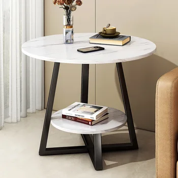 Приставной столик для дивана, Маленький круглый столик, журнальный столик для интернет-знаменитостей, Домашний угловой столик, Простой столик для сдачи в аренду