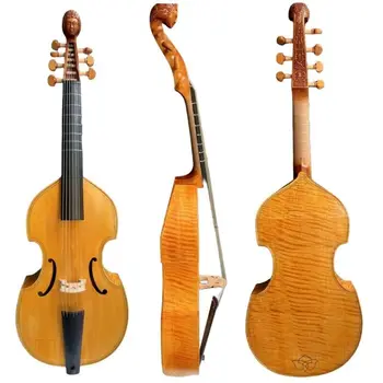 Профессия маэстро в стиле барокко, 7-струнная 27-дюймовая басовая виола да гамба