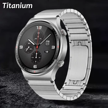 Роскошный Титановый ремешок для Samsung Galaxy Watch 3 45 мм Gear S3 Loop 22 мм для Браслета Seiko для Huawei GT 2 3 Pro 46 мм Мужской ремешок