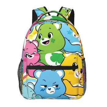 Рюкзак с медведями для девочек и мальчиков, дорожные рюкзаки для подростков, школьная сумка