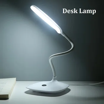 Светодиодная настольная лампа Складная Сенсорная настольная лампа Многофункциональная настольная лампа с питанием от USB, ночник, сенсорный Портативный светильник