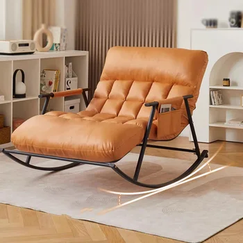 Современные стулья с ручками, Винтажная подушка для спальни, Ленивый дизайн, кресло с откидной спинкой, Кемпинг, пляж, Sillon, индивидуальная библиотечная мебель