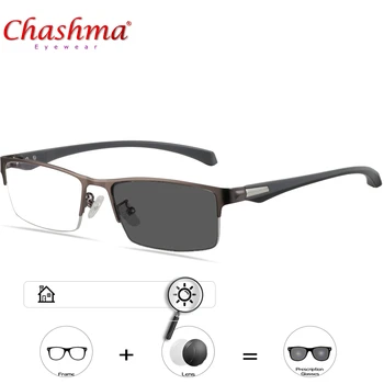 Солнцезащитные очки CHASHMA Transition, фотохромные очки для чтения, мужские и женские очки для пресбиопии, солнцезащитные очки с диоптриями
