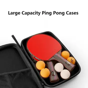 Спортивная Квадратная сумка на молнии EVA Большой емкости, чехол для биты для настольного тенниса, чехлы для пинг-понга, сумка-лопатка для пинг-понга