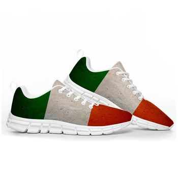 Спортивная обувь с итальянским флагом, мужская, женская, подростковая, детские кроссовки, Итальянская повседневная высококачественная парная обувь на заказ