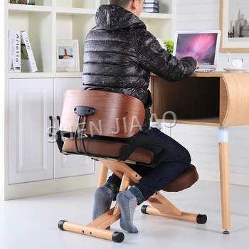 Стул для коррекции осанки ребенка из массива дерева, стул для коррекции осанки студента, стул с защитой от горба, 1 шт.