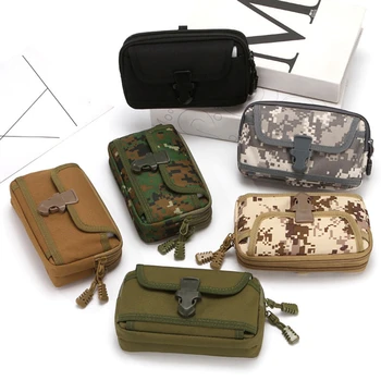 Тактический чехол, поясная сумка, Военный Маленький карман, открытый чехол для мобильного телефона для 6,5 