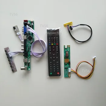 ТВ AV VGA USB TV56 ЖК светодиодный драйвер Плата контроллера плата DIY для LP154WX4 (TL) (B5) 1280X800 15,4 