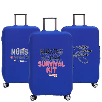 Чехол для багажа, чехлы для чемоданов с принтом медсестры для отдыха, применяются к18-32 дюймовым пыленепроницаемым утолщенным износостойким дорожным аксессуарам