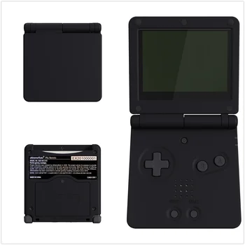 Экстремальный IPS-готовый Модернизированный мягкий на ощупь черный сменный корпус для Gameboy Advance SP как для IPS, так и для стандартного ЖК-дисплея